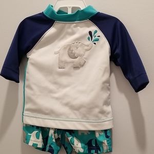 Baby boy Bathing suit and rash guard